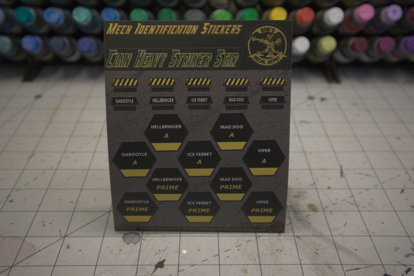 Clan Heavy Striker Star Unit Identification Stickers