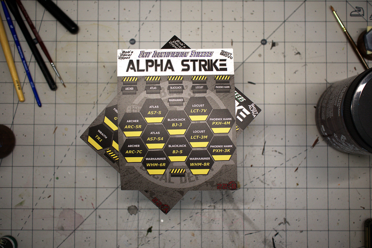 Alpha Strike Unit Identification Stickers