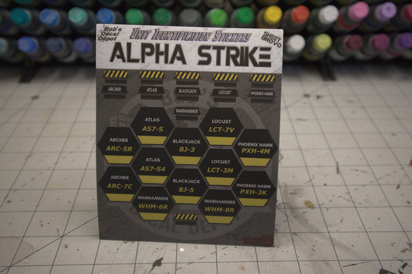 Alpha Strike Unit Identification Stickers