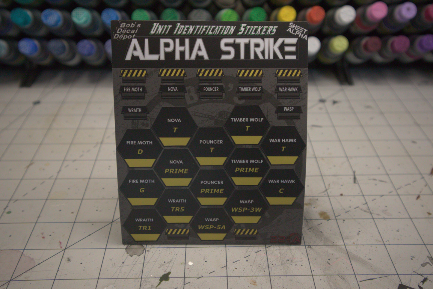 Alpha Strike Unit Identification Stickers