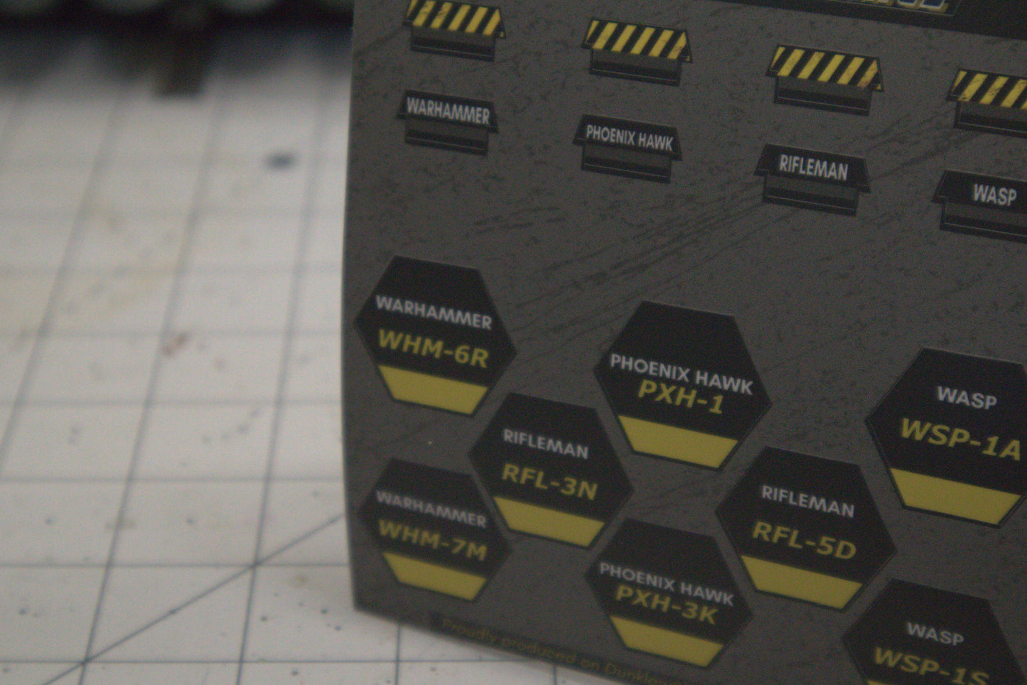 Inner Sphere Battle Lance Unit Identification Stickers
