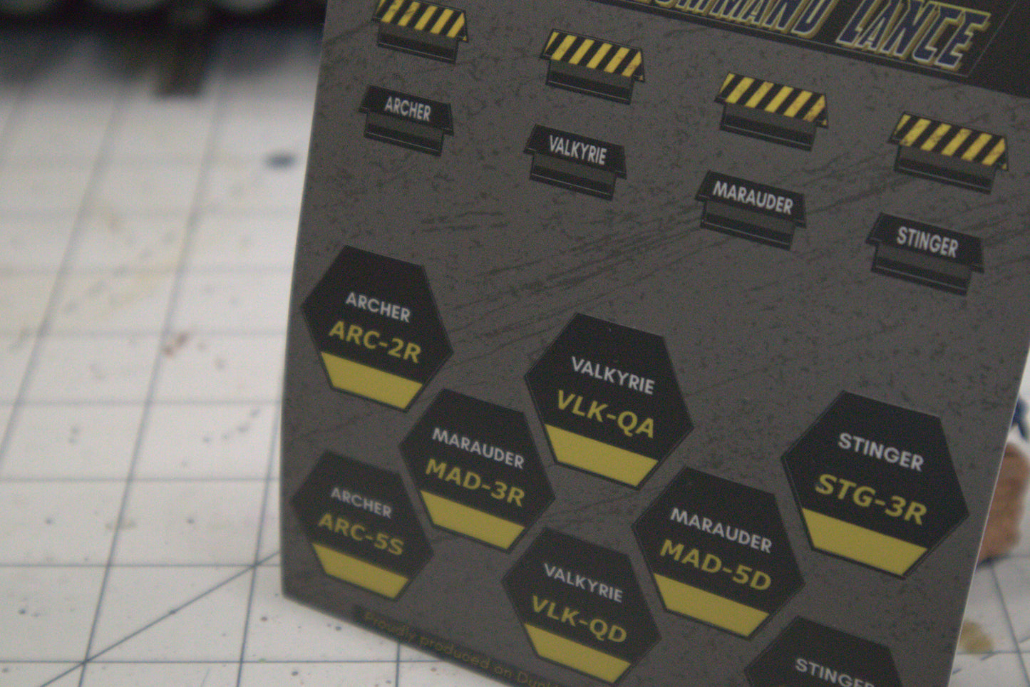 Inner Sphere Direct Fire Lance Unit Identification Stickers