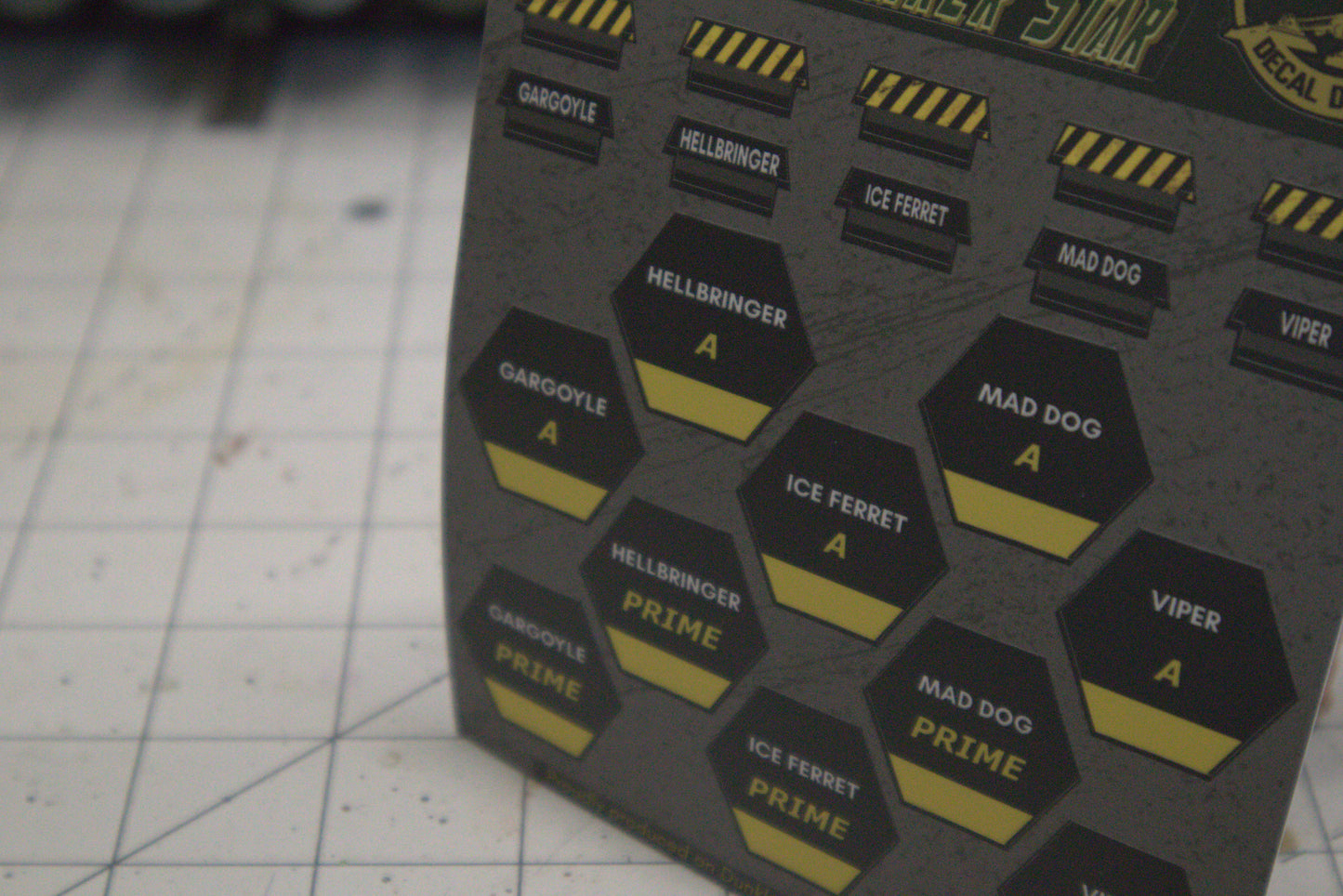 Clan Heavy Striker Star Unit Identification Stickers