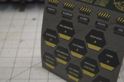 Clan Heavy Striker Star Unit Identification Stickers