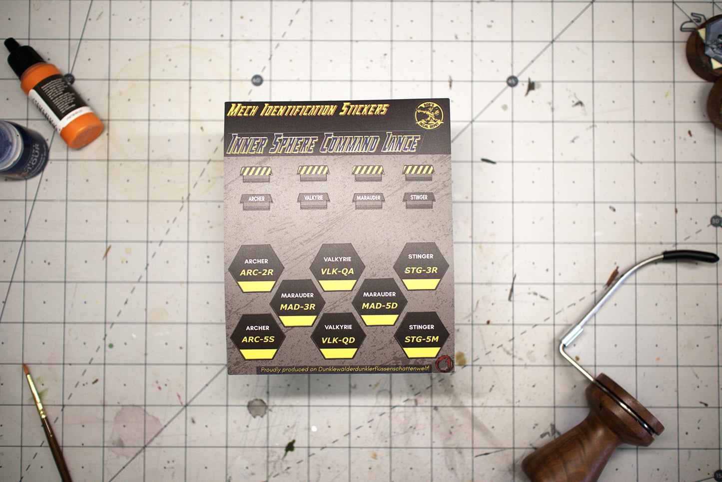 Inner Sphere Direct Fire Lance Unit Identification Stickers