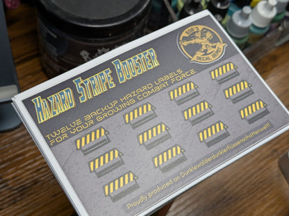 Hazard Stripe Booster Sheet