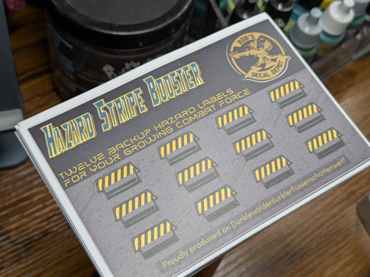 Hazard Stripe Booster Sheet