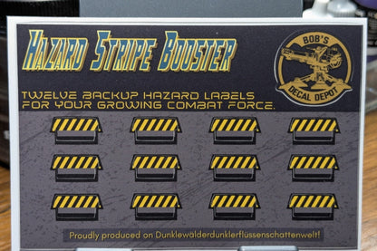 Hazard Stripe Booster Sheet