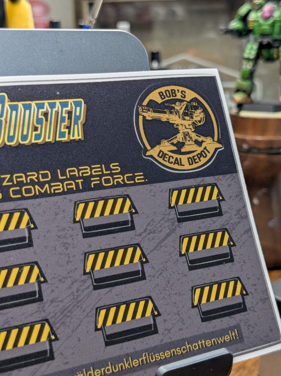 Hazard Stripe Booster Sheet